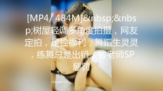 [MP4/ 484M]&nbsp;&nbsp;树屋轻调多角度拍摄，网友定拍，足控福利，舞蹈生灵灵，练舞总是出错，被老师SP惩罚