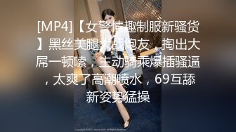 [MP4]【女警情趣制服新骚货】黑丝美腿大战炮友，掏出大屌一顿嗦，主动骑乘爆插骚逼，太爽了高潮喷水，69互舔新姿势猛操