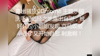 露出骚货CDmomo 主题乐园洗手间必经之地露出自慰，被好几位小姐姐发现 立马收敛，走了又开始自慰 刺激啊！！