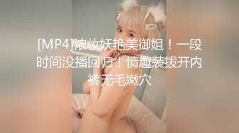 [MP4]浓妆妖艳美御姐！一段时间没播回归！情趣装拨开内裤无毛嫩穴