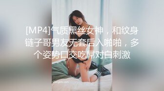 [MP4]气质黑丝女神，和纹身链子哥男友无套后入啪啪，多个姿势口交吃屌对白刺激