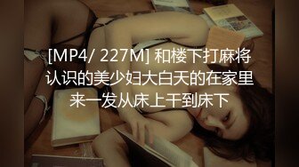 [MP4/ 227M] 和楼下打麻将认识的美少妇大白天的在家里来一发从床上干到床下