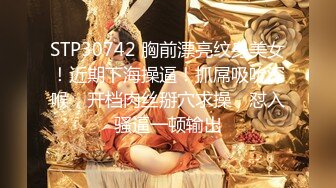 STP30742 胸前漂亮纹身美女！近期下海操逼！抓屌吸吮深喉，开档肉丝掰穴求操，怼入骚逼一顿输出