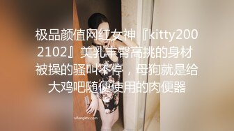 极品颜值网红女神『kitty2002102』美乳丰臀高挑的身材 被操的骚叫不停，母狗就是给大鸡吧随便使用的肉便器